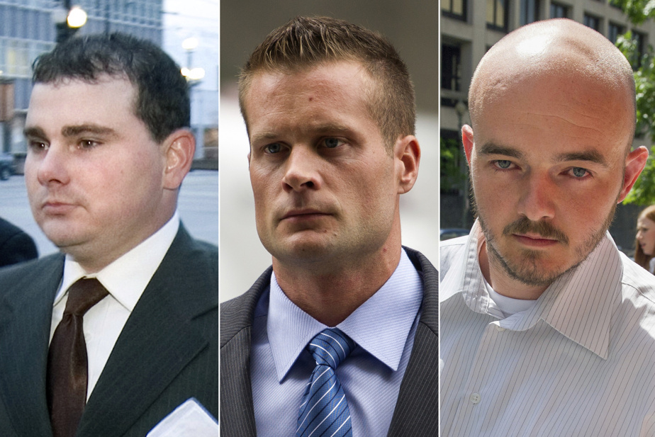 Trois des quatre agents de Blackwater impliqués dans la fusillade de septembre 2007 à Bagdad: Dustin Heard, Evan Liberty et Nicholas Slatten (photo AP)
