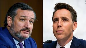 Ted Cruz (g) et Josh Hawley