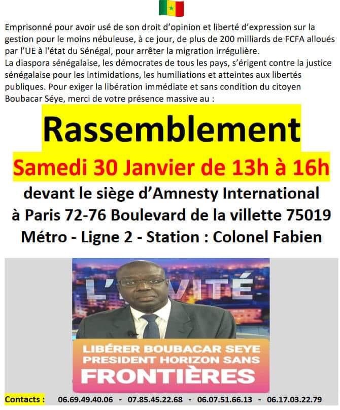 « IL FAUT BRISER L’ELAN LIBERTICIDE DE MACKY SALL » (Seybani Sougou)
