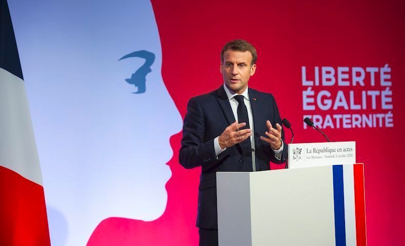Le président français Emmanuel Macron