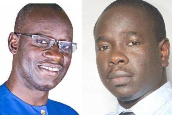 Abass Fall (g) et Biram Soulèye Diop