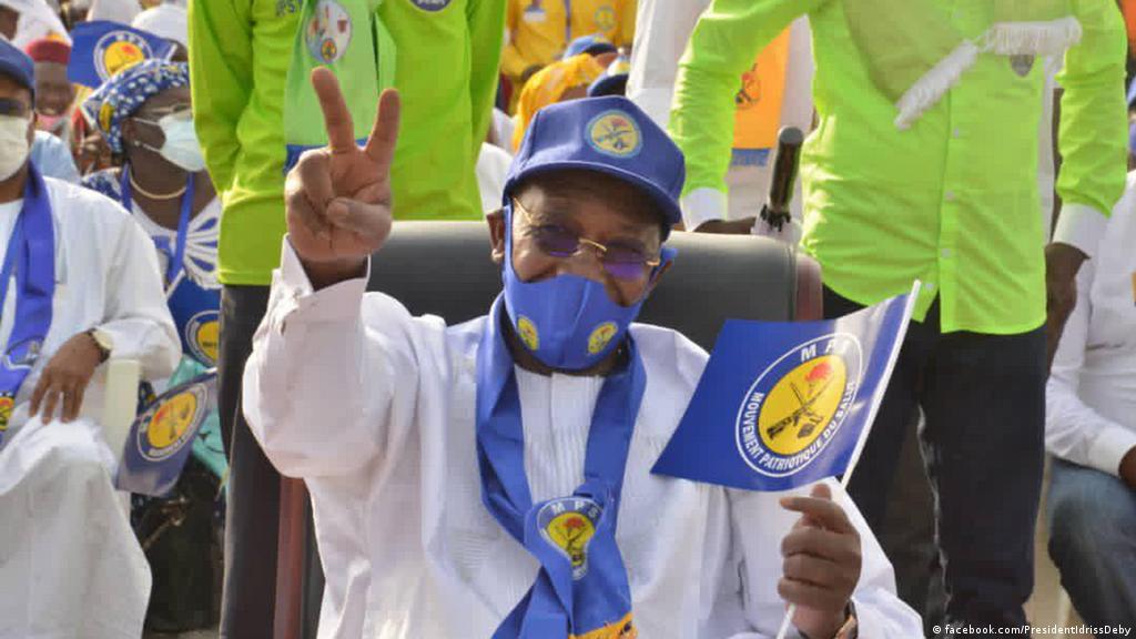 Le président Idriss Déby en campagne électorale