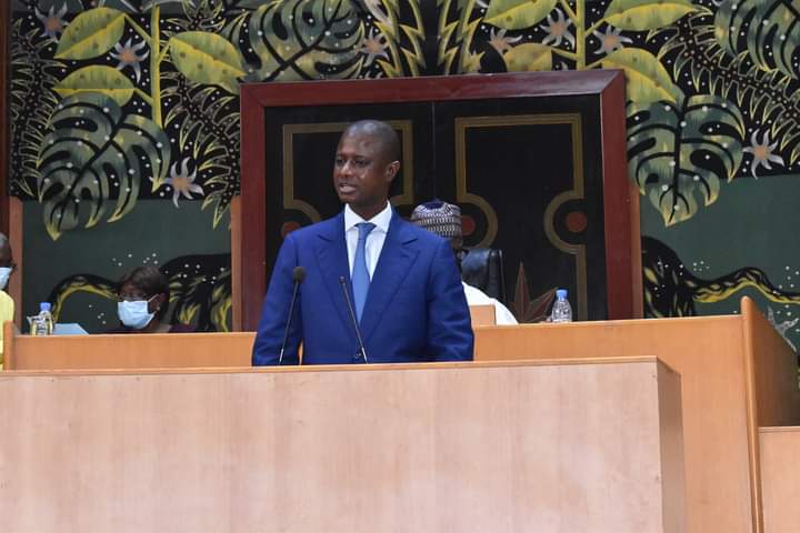 Le ministre de l'Intérieur Antoine Félix Diome