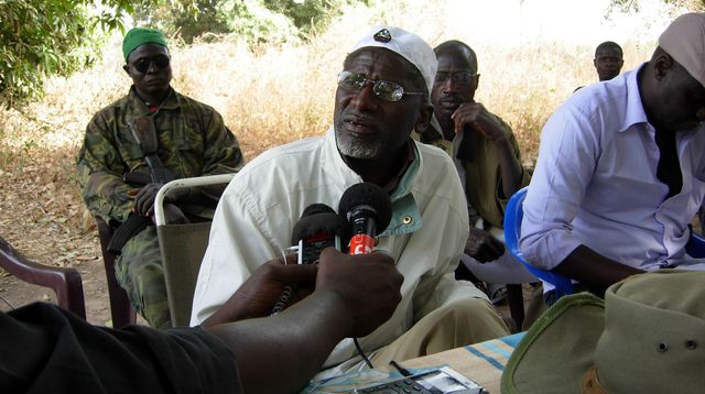 Salif Sadio, un des chefs de la rébellion casamançaise