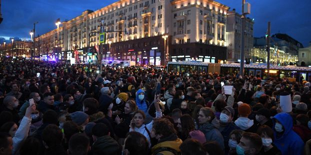 En Russie, des milliers de manifestants pour soutenir Alexei Navalny