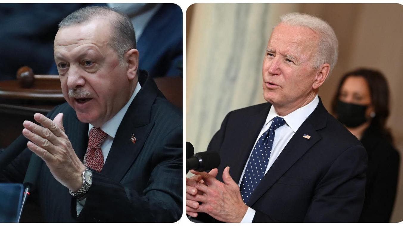 Erdogan et Biden d’accord pour « bâtir une coopération plus étroite »
