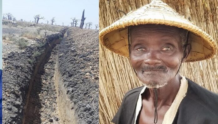 Abdoulaye Dione, la figure paysanne principale de Ndingler en lutte contre l'industriel Babacar Ngom