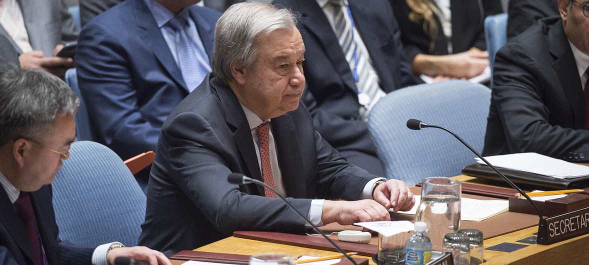 Antonio Guterres, le secrétaire général des Nations Unies