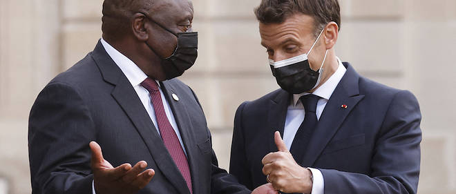 Emmanuel Macron en Afrique du Sud pour un déplacement centré sur la lutte contre le Covid-19