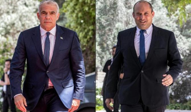 Le duo anti-Netanyahu, Naftali Bennett (g) et Yaïr Lapid