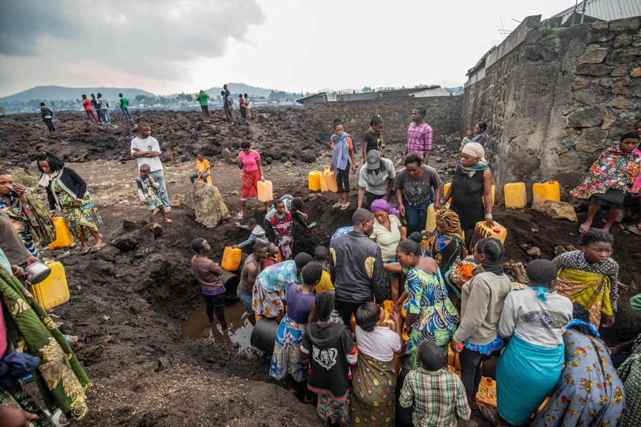 Après les dégâts du volcan Nyiragongo, les populations de Goma de retour au compte-gouttes