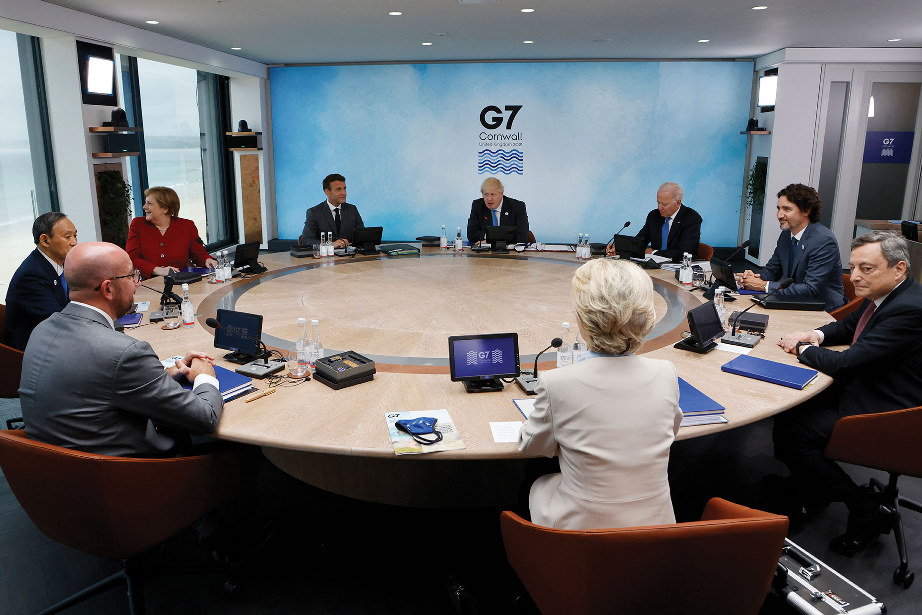 Carbis Bay: Vaccins et climat au menu de la première journée du G7