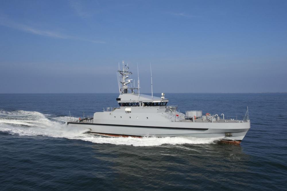 La patrouilleur de la marine sénégalaise "Kedougou"