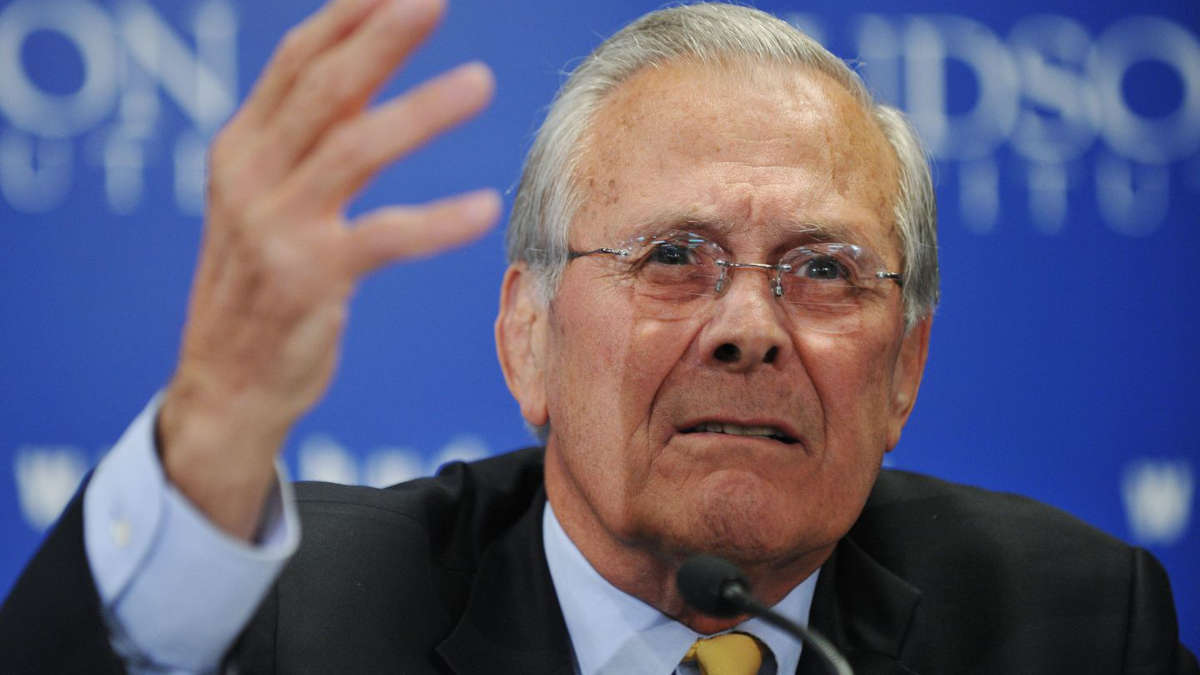 Donald Rumsfeld, un symbole de l’horreur américaine