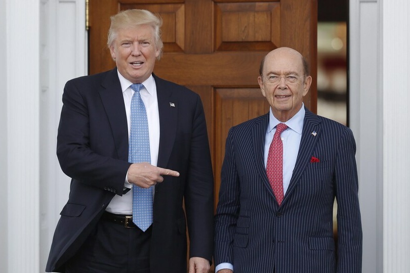 Donald Trump et Wilbur Ross