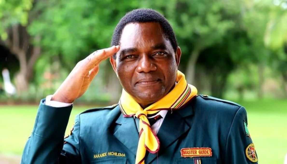 Le Président zambien Hakainde Hichilema