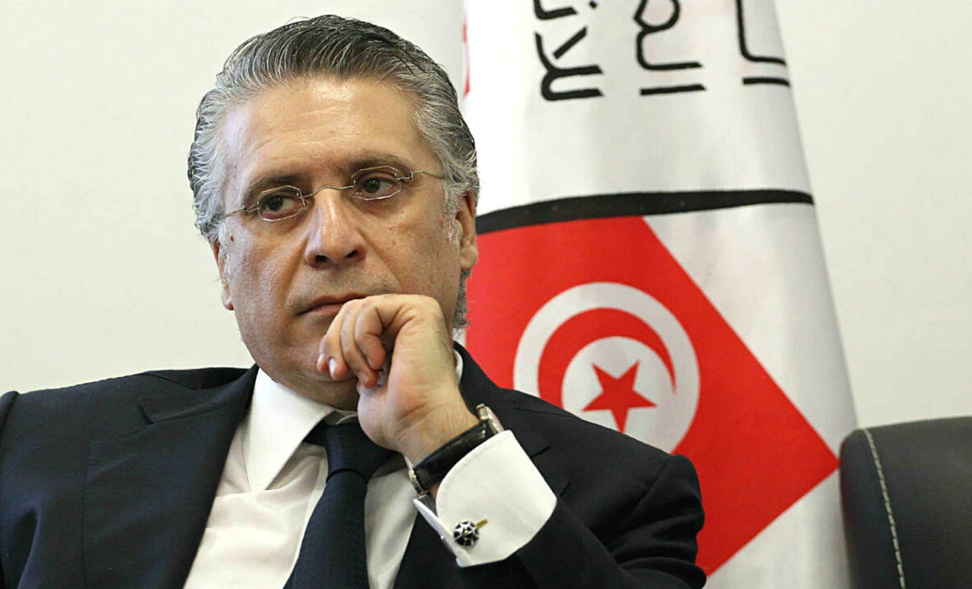 L'homme d'affaires Nabil Karoui, chef du parti Kalb Tounès