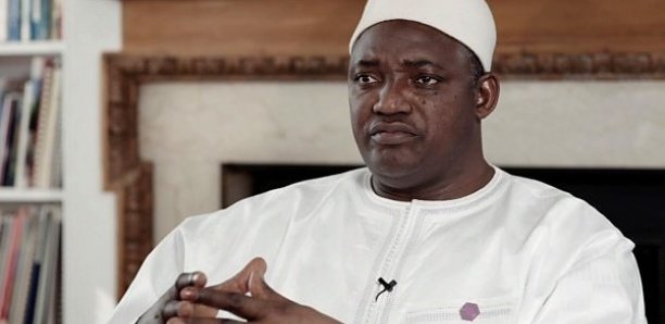 Le Président sortant Adama Barrow