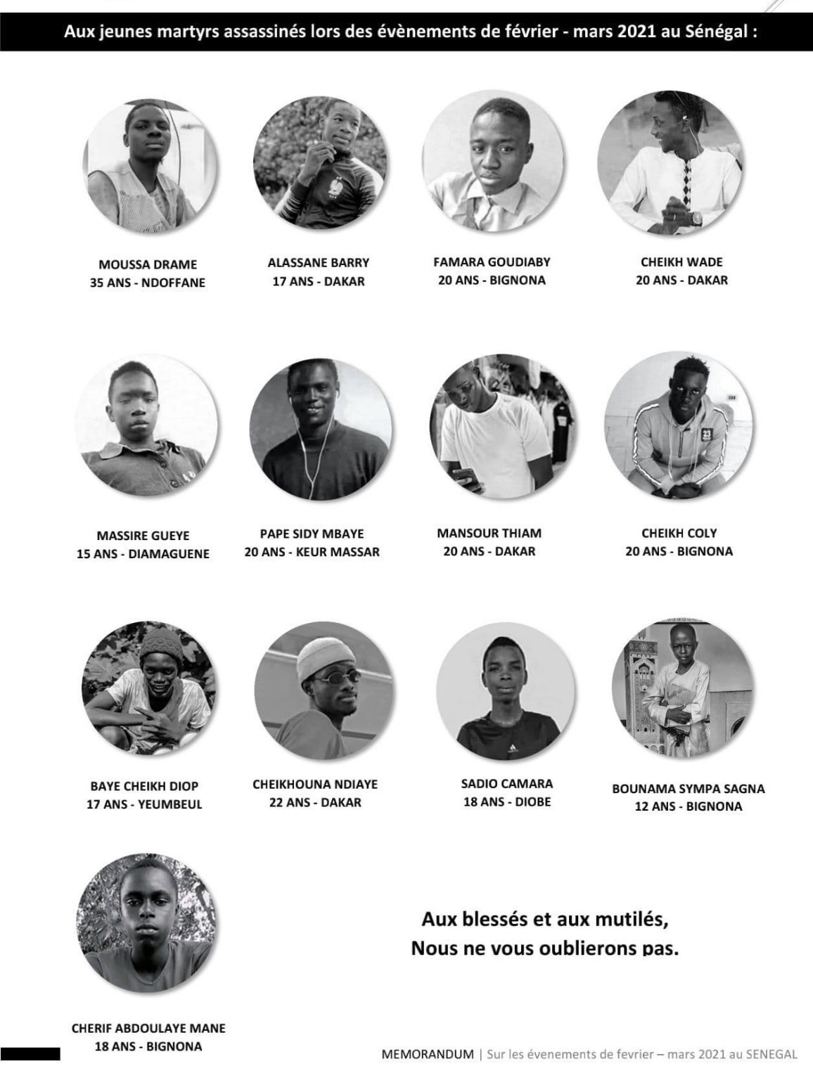 14 morts en mars 2021 – Un an plus tard, zéro coupable, zéro responsable - « L’Etat a fait le choix de l’impunité »