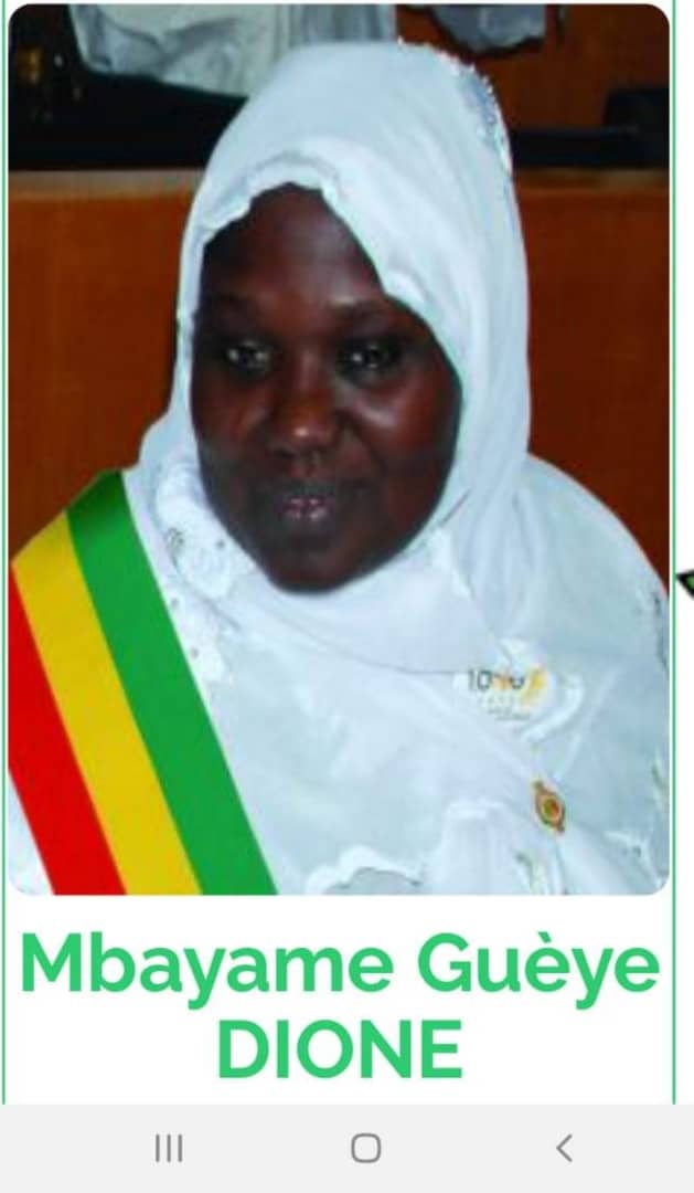 Décès de l’Honorable députée  Dr Mame Mbayame Dione, membre du Comité Directeur du MRDS