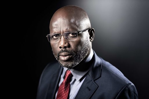 Le président libérien George WEAH