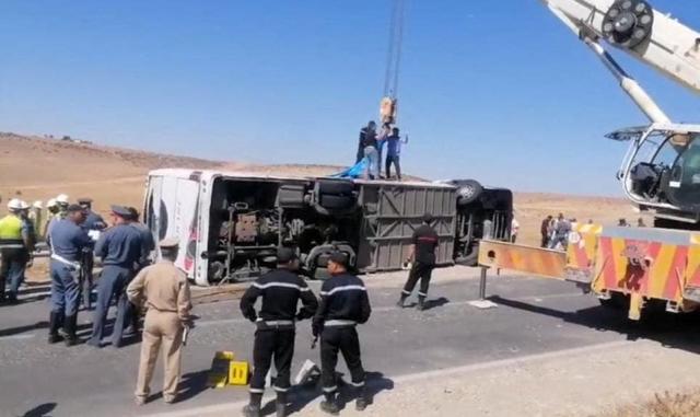 Maroc - Au moins 23 morts et 36 blessés dans un accident d’autocar