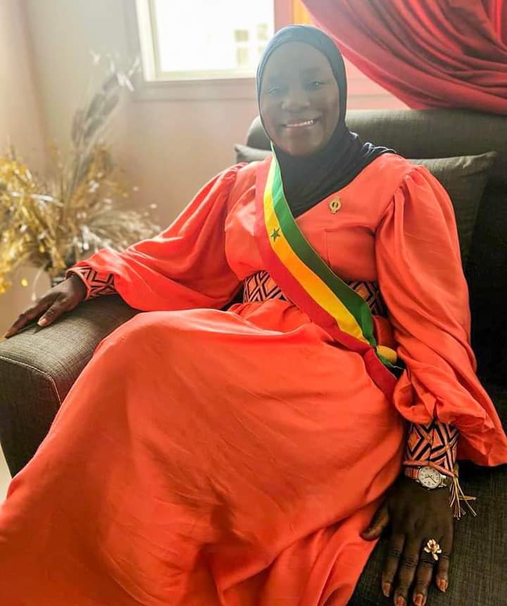 Aïcha Touré, l'une des 73 femmes élues aux législatives du 31 juillet 2022 dans une Assemblée nationale qui compte 165 députés.