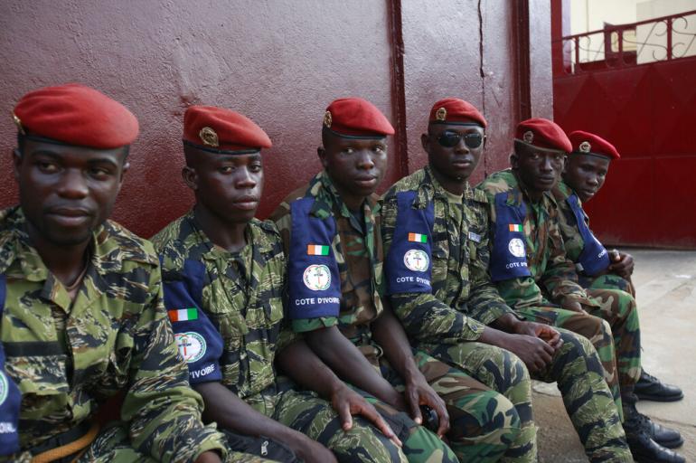 Quelques uns des soldats ivoiriens détenus au Mali