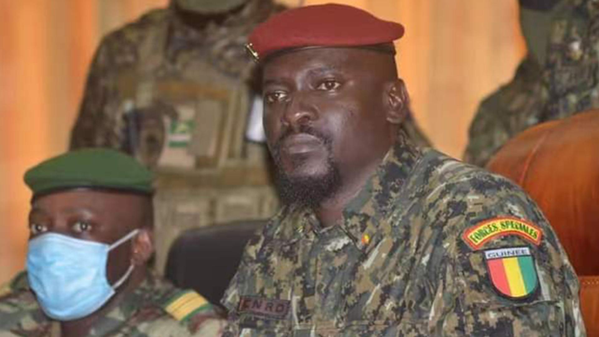 Le lieutenant-colonel Mamadi Doumbouya, chef du CNRD de Guinée