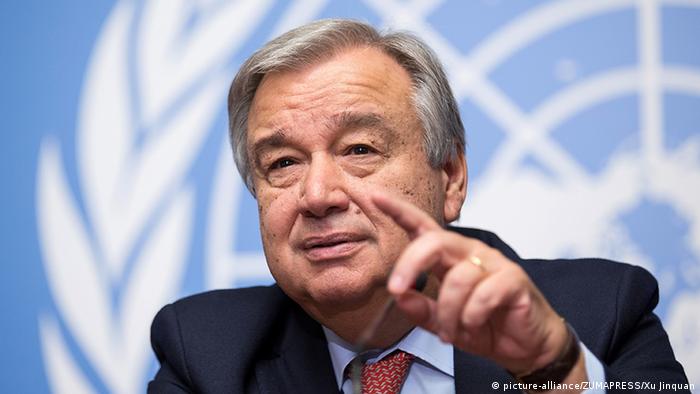 Le secrétaire général de l'ONU, Antonio Guterres
