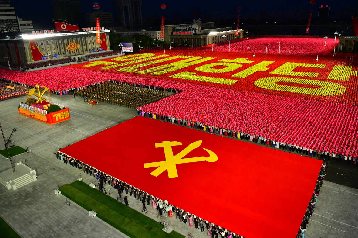 « Le pinceau de l’emblème du Parti du Travail de Corée » (KCNA)