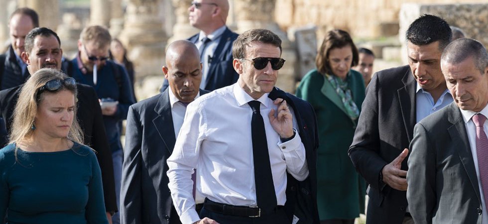 Le président français en visite en Jordanie