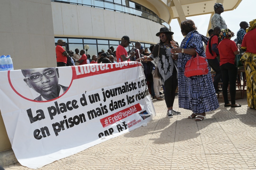 Rassemblement des médias et d'organisations de la société civile, le 4 janvier à la Maison de la Presse à Dakar