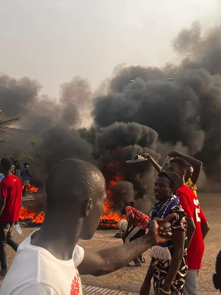 Image des manifestations de Mbacké, le 10 février 2023