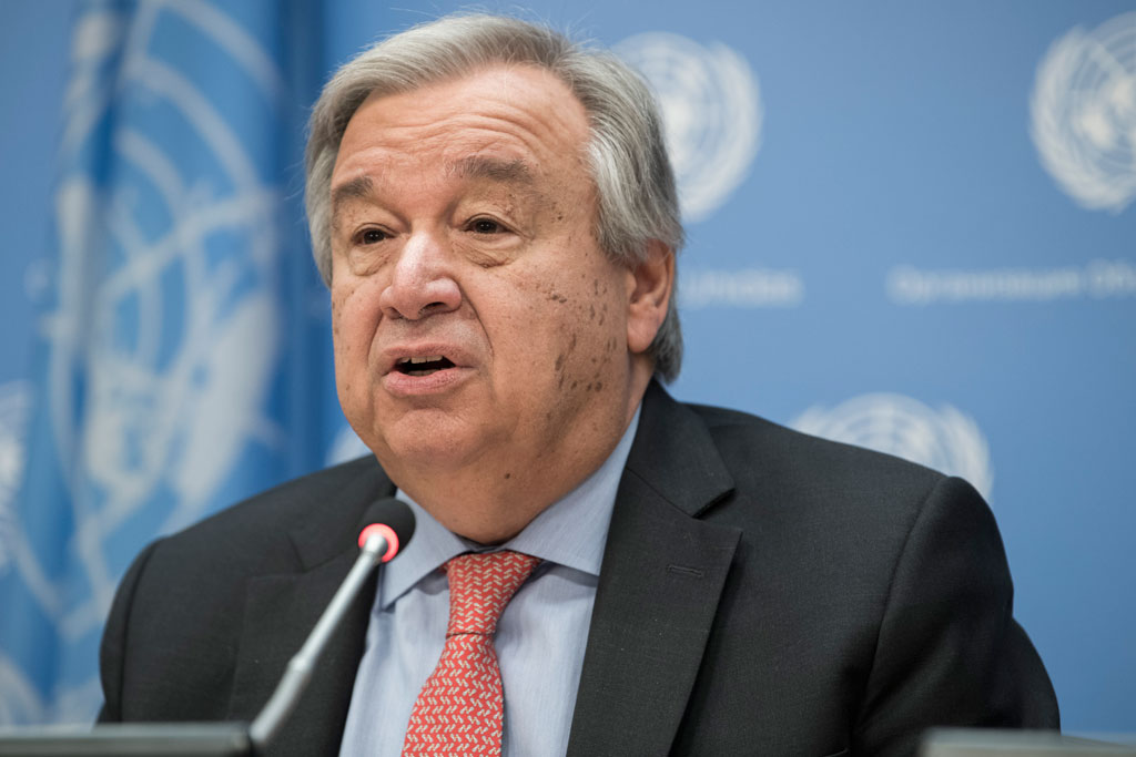 Antonio Guterres, le Chef de l'Onu