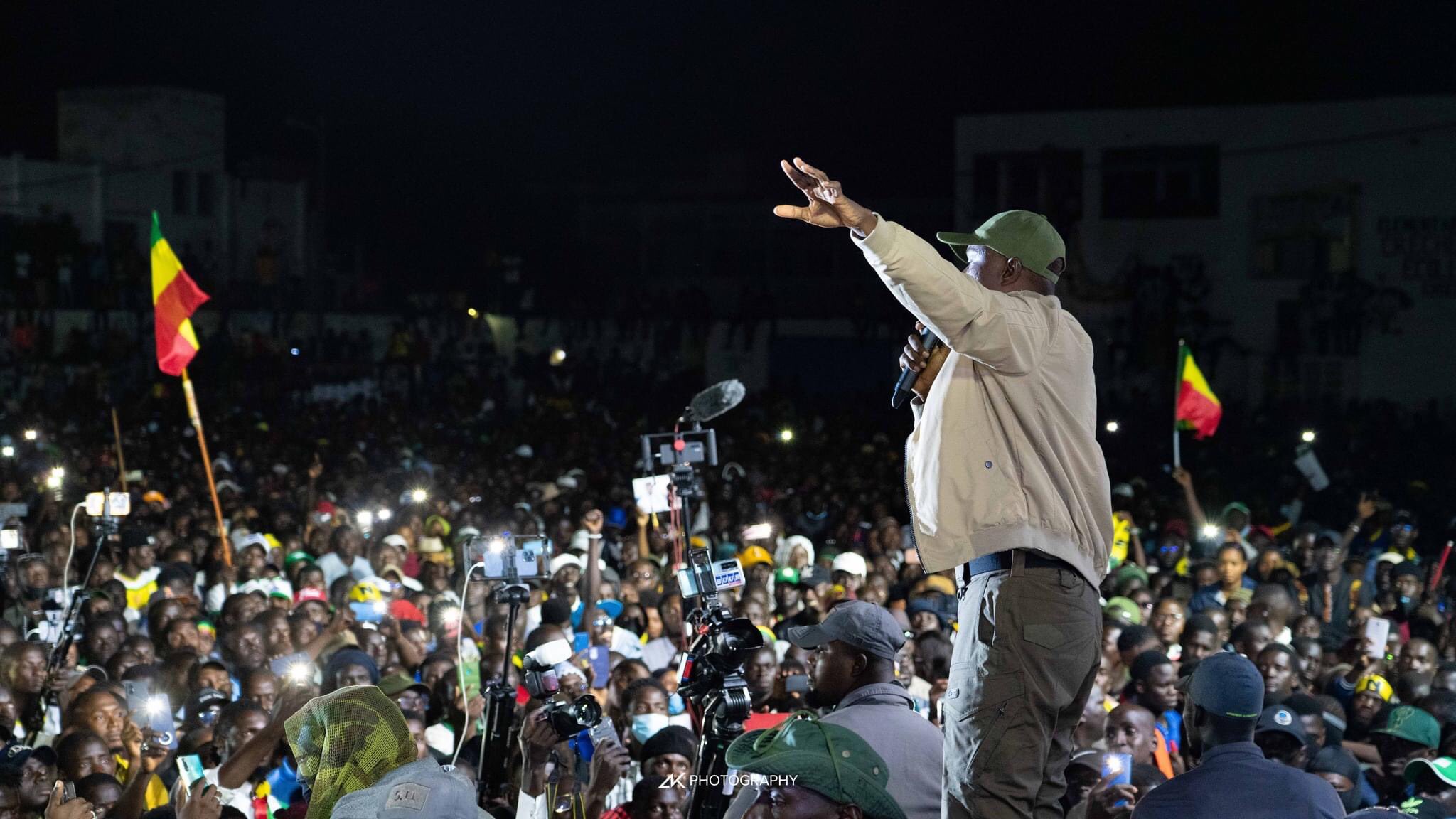 Puissante démonstration de force populaire d’Ousmane Sonko aux Parcelles