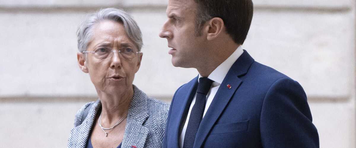 Le président Macron et sa première ministre Borne