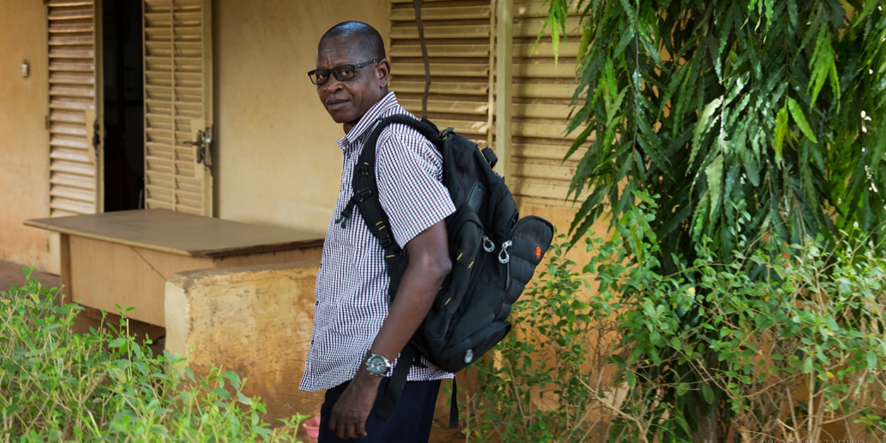 Le journaliste d'investigation Moussa Aksar, directeur du média "L'Evénement", au Niger