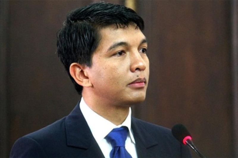 Le président malgache Andry Rajoelina