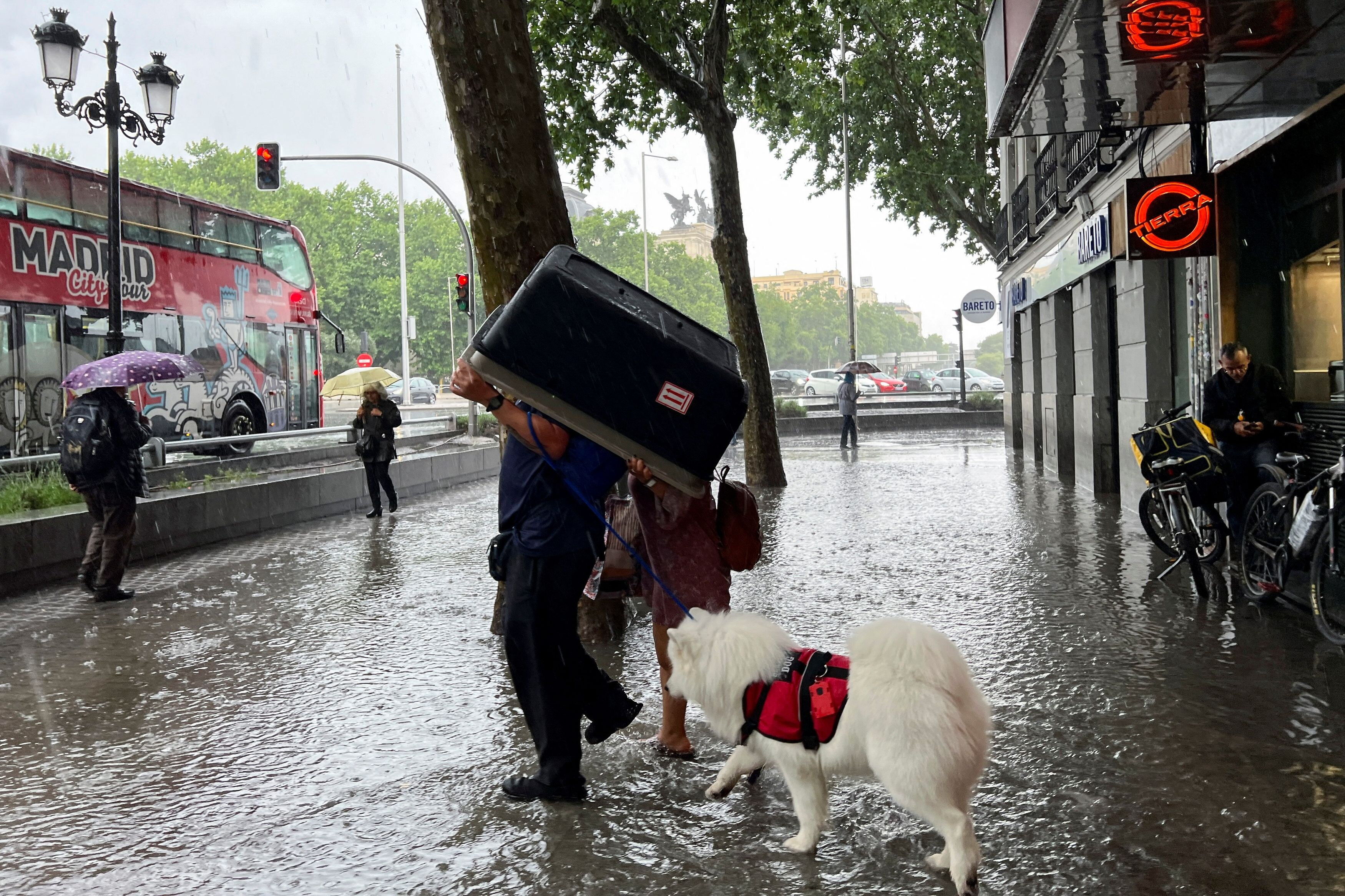 D’importantes quantités de pluie s’abattent sur l’Espagne