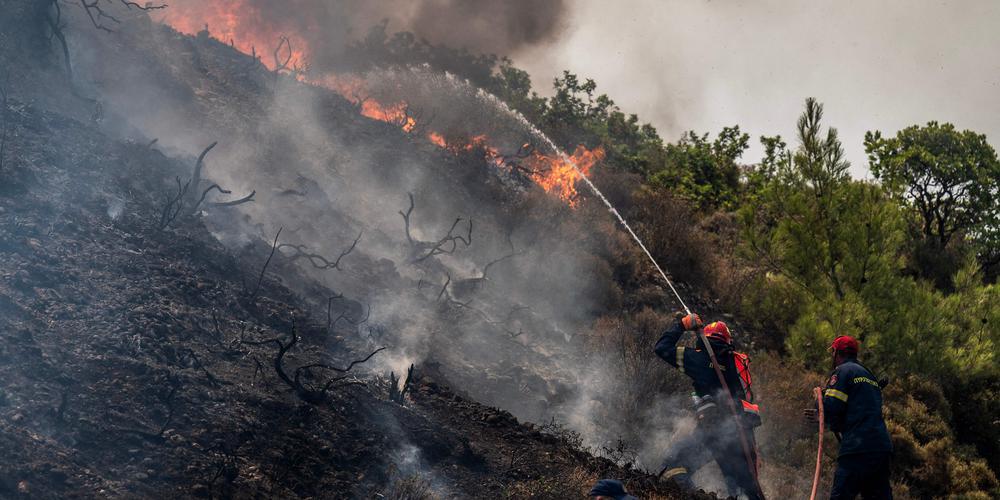 Catastrophes naturelles - La Grèce subit « une guerre en temps de paix », selon le premier ministre Mitsotakis