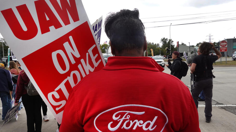 Etats-Unis: la grève dans l'automobile s'étend, quelque 25.000 employés à l'arrêt
