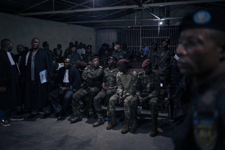 Tuerie en RDC: un militaire condamné à mort, trois autres à 10 ans de prison