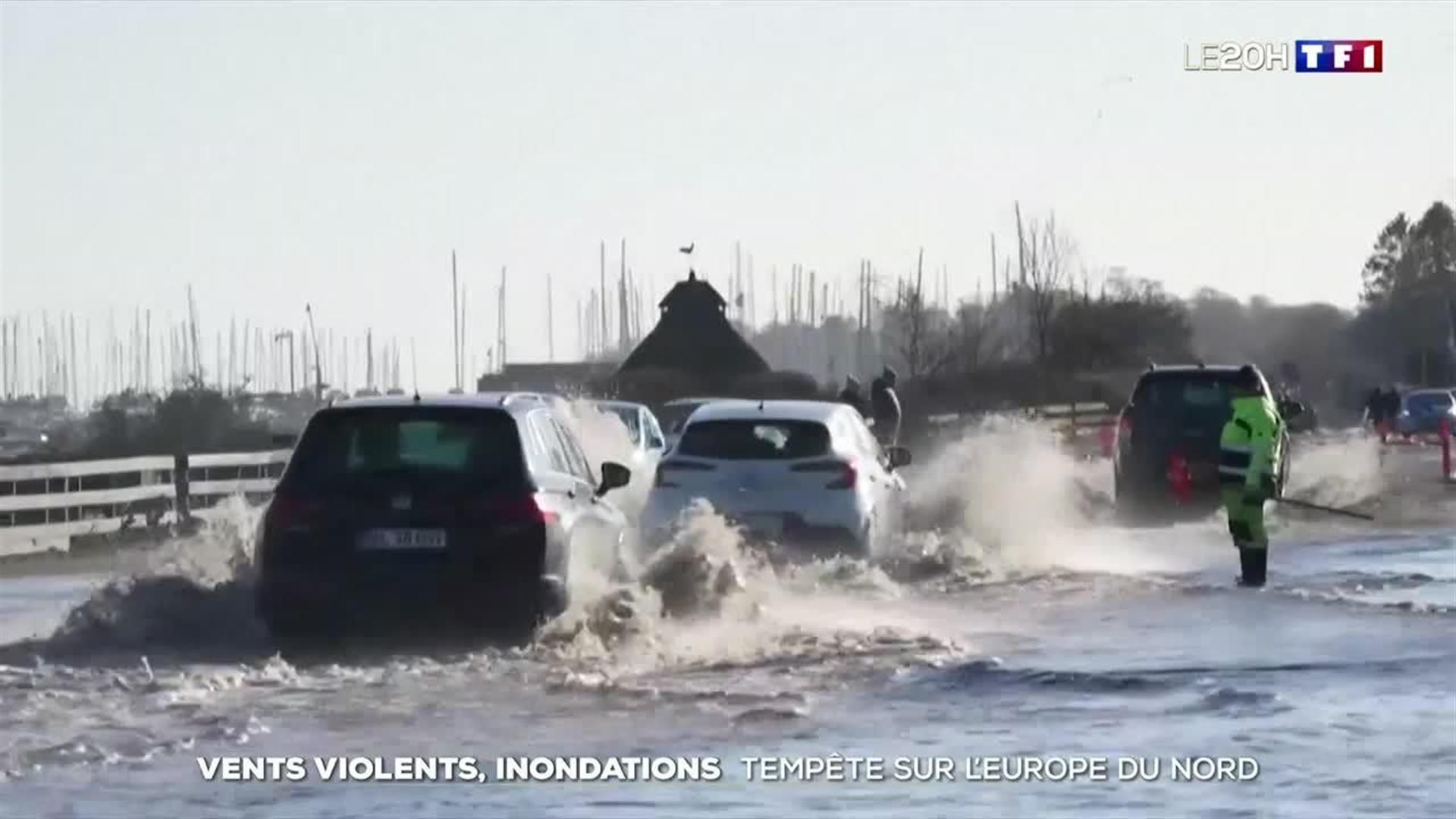Le nord de l’Europe est menacé par des vents violents et des inondations