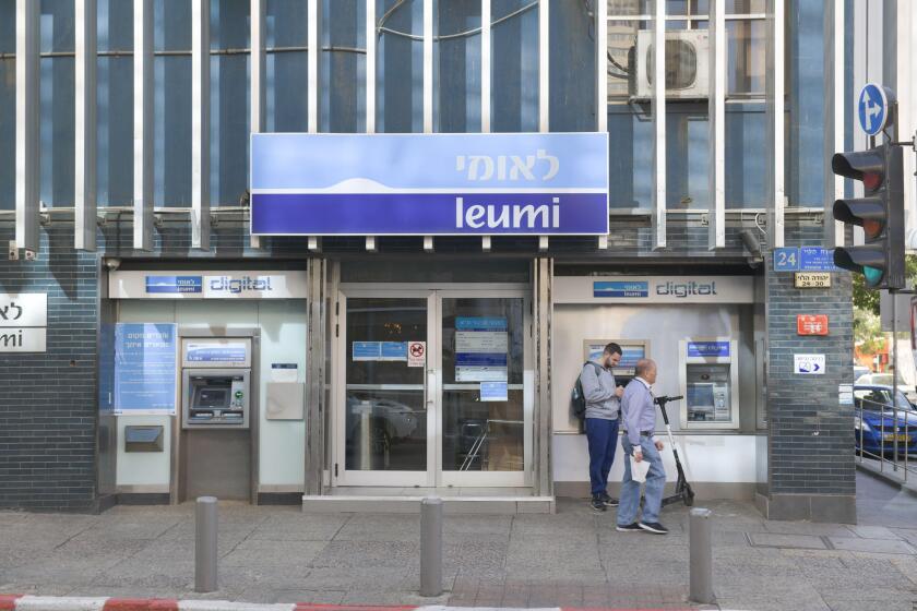 Chute de 20% des actions des 5 plus grandes banques israéliennes depuis le début de la guerre à Gaza