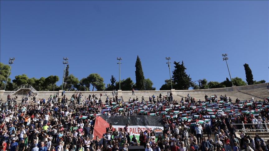 Athènes : Les Grecs protestent contre les attaques israéliennes incessantes contre Gaza