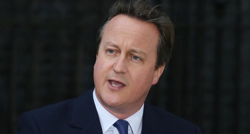 L'ancien premier ministre britannique David Cameron