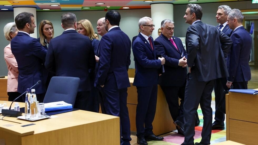 Les dirigeants de l'Union européenne à Bruxelles, le 14 octobre 2023