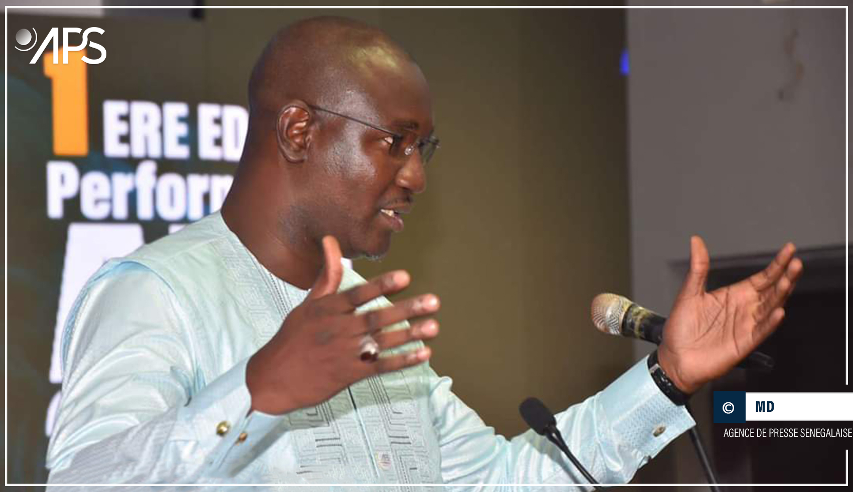thierno Amadou Sy, directeur général de l'Agence de presse sénégalaise (photo APS)