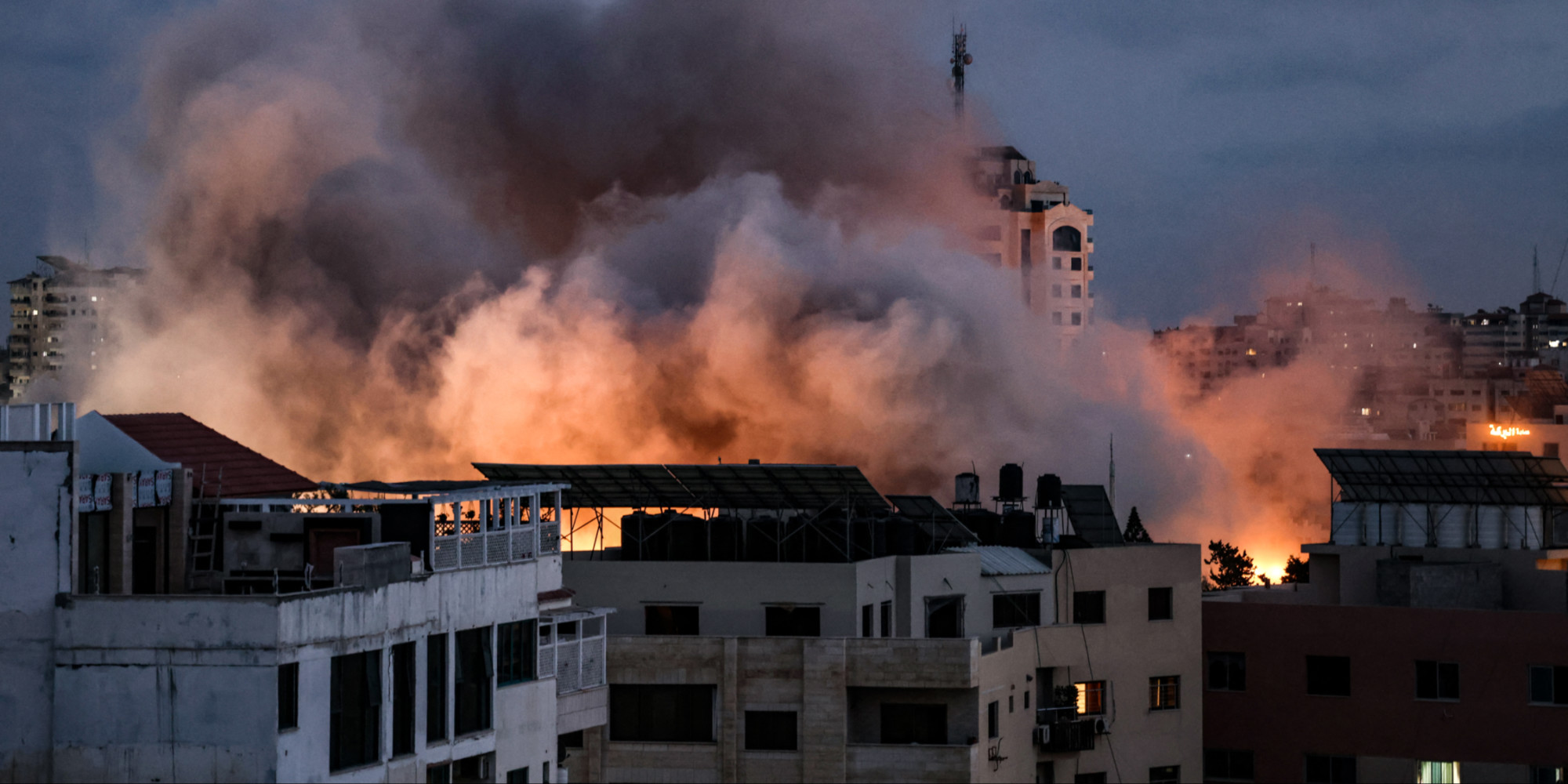 Les bombardements israéliens de plus en plus intenses contre les populations et infrastructures de la Bande de Gaza